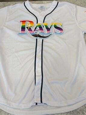 Tampa Bay Rays MLB SGA Pride Jersey-XL